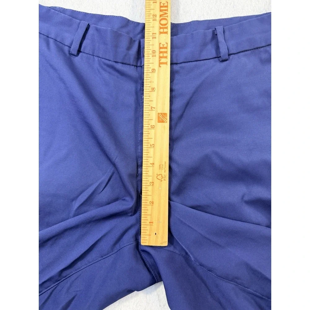 Nike‎ Golf Shorts Mens 32 Blue Dri-FIT Cargo Moisture Wicking Flat Front Casual
